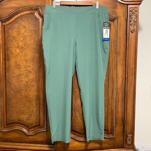 Eddie Bauer Ladies Green Traveler Pant Sz Large Nwts
